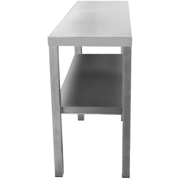 Äriköögi etteandelaud 2 tasandit, roostevaba teras 800x335x700mm | Adexa WHES803470 - Image 2