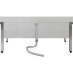 Madal potipesu Valamu roostevaba teras Pristmekaitse 1200x600x660mm Ruudukujulised jalad | Adexa SMSJY12060 - Image 3