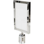 Märkide raam postidele Hõbedane A4 | Adexa A009SS