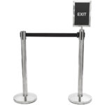 Märkide raam postidele Hõbedane A4 | Adexa A009SS - Image 2