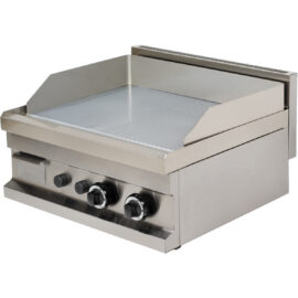 Kommertsiaalne gaas-grillplaat Sile/Ribitud Kroomkattega 2 tsooni 9,6 kW Lauapealne | Adexa Hotmax 600 GG606SG