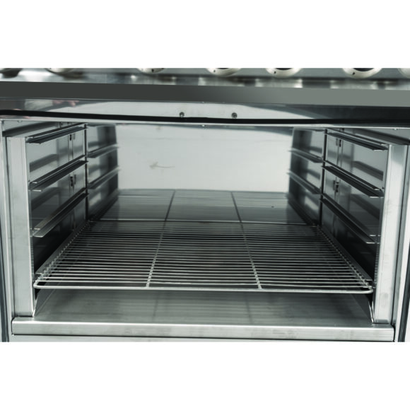 Professionaalne gaasipliit 36 põletit 24kW GN2/1 gaasiahjus 8kW | Adexa Hotmax 700 GR763 - Image 2