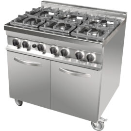 Professionaalne gaasipliit 36 põletit 24kW GN2/1 gaasiahjus 8kW | Adexa Hotmax 700 GR763