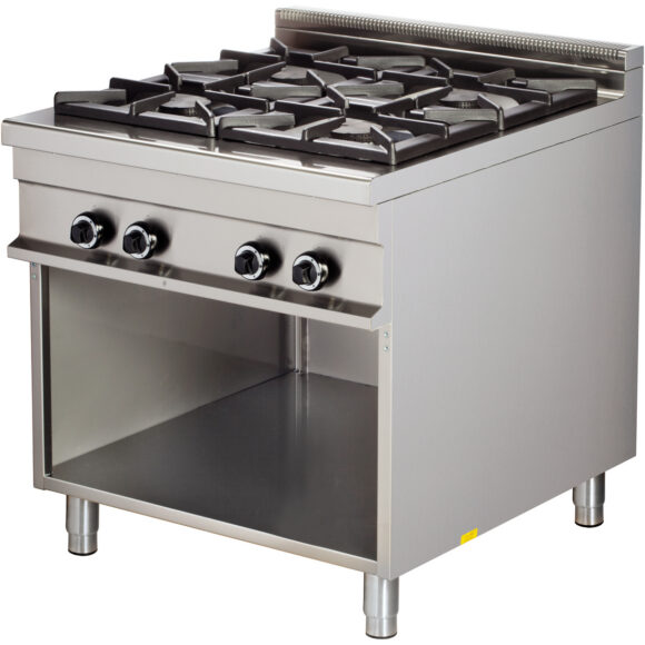 Gaasipliit avatud alusel 4 põletit 32kW | Adexa Hotmax 900 GR921