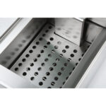 B-KLASSI Kaubanduslik Kahepaagiline Elektriline Fritüür 2x10 liitrit 6kW Lauapealne Väljalasketoruga | Adexa HEF102V B GRADE - Image 2