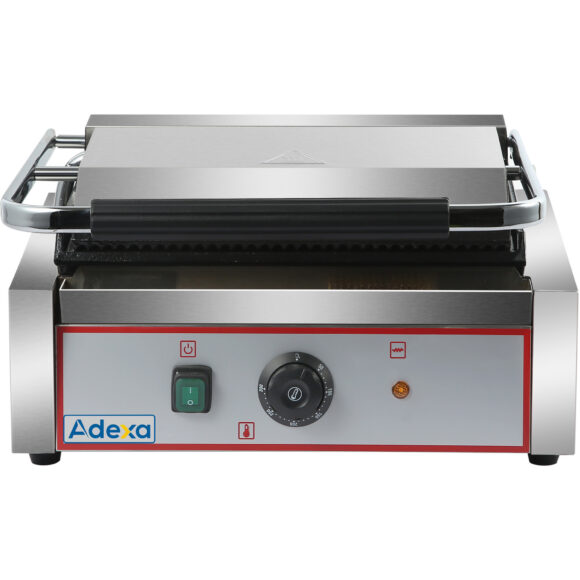 Raskekohustusega XL Panini kontaktgrill, Ribbed 2,2 kW | Adexa HEG811E - Image 4