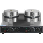 Kommertsiaalne vahvliküpsetaja Topelt Ümar | Adexa HWB2 - Image 8