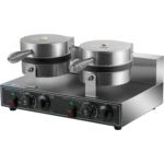 Kommertsiaalne vahvliküpsetaja Topelt Ümar | Adexa HWB2 - Image 5