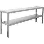 Kommertsköögi renn 2 tasandit roostevaba teras 1800x335x700mm | Adexa WHES1803470