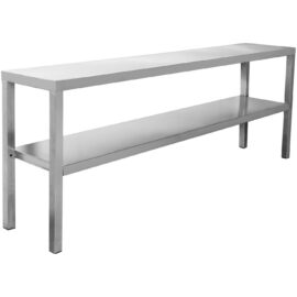 Kaubanduslik köögiriiul 2 taset Roostevaba teras 1400x335x700mm | Adexa WHES1403470
