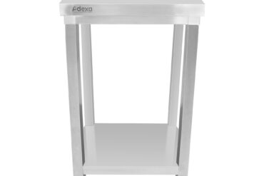 Kaubanduslik töölauapakkumine roostevaba teras Alumise riiuliga Tagasipööratud serv 300x700x900mm | Adexa DWT3070