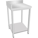 Kaubanduslik roostevabast terasest külglaud 700x700x900mm | Adexa DWTL7070LR