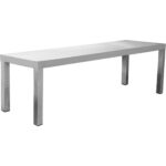 Kommertsköögi karniis 1 tase roostevaba teras 1000x335x350mm | Adexa WHES1003435