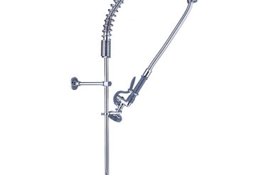 Eelloputusdush Seinale kinnitatav Kahe sisselaskeavaga Kõrgus 955mm Roostevaba teras | Adexa EQ2802A