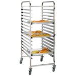 Riiul/Alus/Pannikäru Roostevaba Teras Pagariärile 600x400mm 2x15 kihti | Adexa RT6430