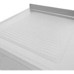 Kaubanduse valamu Roostevaba teras 1200x700x900mm 1 kauss vasakul Praktiline tagasein 50mm | Adexa DSE1270L - Image 8