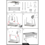 Kaubanduse valamu Roostevaba teras 1200x700x900mm 1 kauss vasakul Praktiline tagasein 50mm | Adexa DSE1270L - Image 5