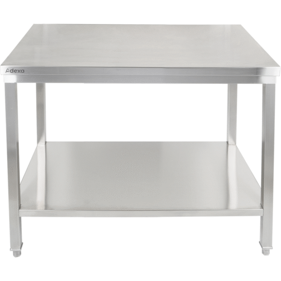 Premium töölaud alusega 304 roostevaba teras Sobib välitingimustesse 1000x600x900mm | Adexa Elite ET260100