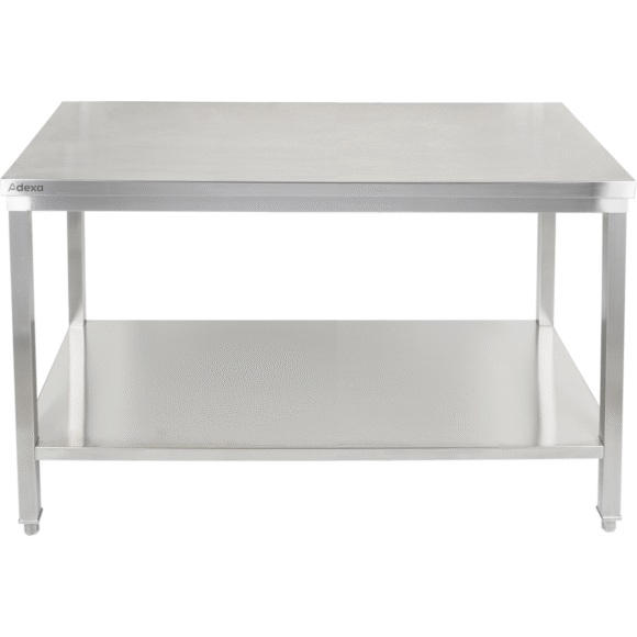 Premium töölaud alumise riiuliga 304 roostevabast terasest Sobib välitingimustesse 1500x600x900mm | Adexa Elite ET260150