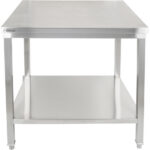 Premium töölaud alusega, 304 roostevaba teras, sobilik õue 400x600x900mm | Adexa Elite ET26040