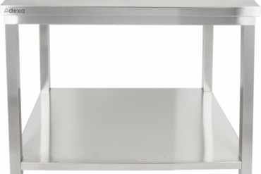 Premium-töölaual Underriiuli 304 roostevabast terasest, sobilik välitingimustesse 600x600x900 mm | Adexa Elite ET26060