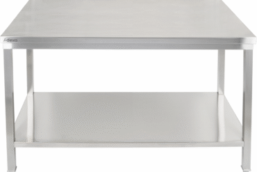 Esmasordi töölaud alumise riiuliga 304 roostevabast terasest Sobiv välitingimustesse 1600x700x900mm | Adexa Elite ET270160