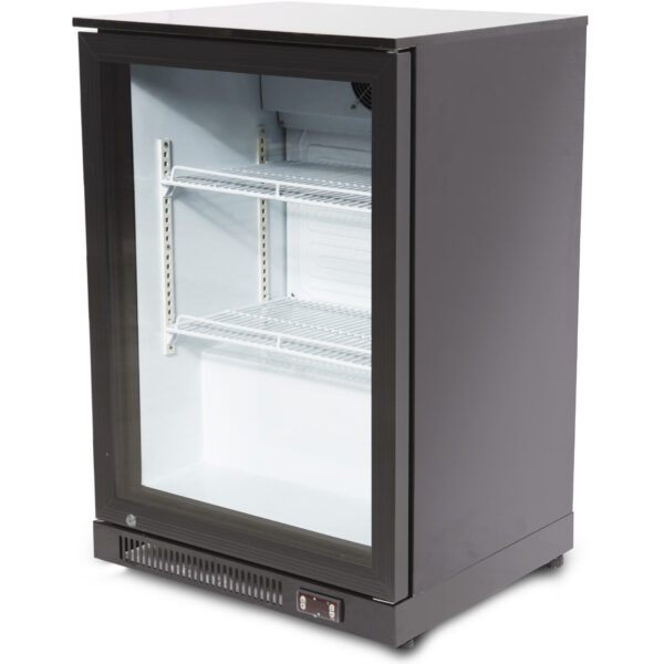 Tagumine baarijahuti 1 hingega uks 128 liitrit Must | Adexa BC01PP