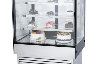 Vitriinkülmik 500 liitrit 3 riiulit Must; Roostevaba teras | Adexa HL1200B3