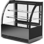 Vitriinkülmik Ümara esiosaga 2 riiuliga 1000x700x1200mm Must | Adexa HL1000EM2B - Image 2