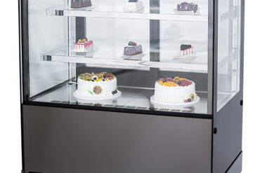 Vitriinkülmik, 2 riiulit, 1000x700x1200mm, must | Adexa HL1000ER2B