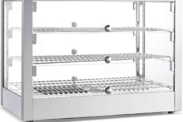 3 tasandiline soojendatud vitriinkapp 115 liitrit letimudel | Adexa HW115