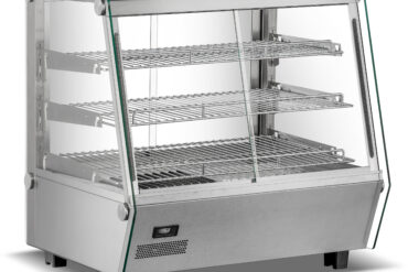 3-kihiline soojendusega vitriinkapp esi- ja tagauksed 120 liitrit letitaoline | Adexa HW1201