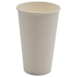 1000 tk komposteeritavad külmade jookide topsid ühekihilised 16oz/473ml valged | Adexa PCC16W