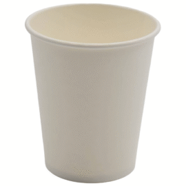1000 tk Komposteeritavad Külmade Jookide Tassid, Ühekordne Sein 8oz/237ml Valge | Adexa PCC8W