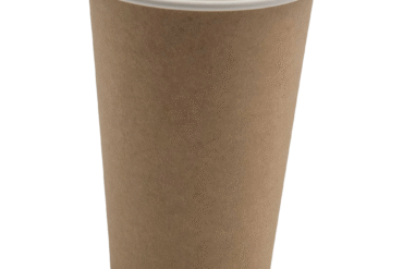 500 tk komposteeritavad kohvitopsid Ühekordne sein 16oz/437ml Kraft | Adexa PCDW16K