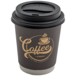 1000 tk kohvitopsi kaaned 8oz tassidele mustad | Adexa PCPL8B - Image 2