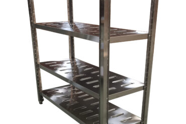 Roostevabast terasest riiul 4 reguleeritava auguga riiulit | Adexa QHSSAP1505