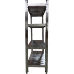 Roostevabast terasest riiulid 4 reguleeritava auguga riiulit | Adexa QHSSAP1805 - Image 4