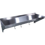 Roostevabast terasest seinariiul 1 tasapinnaga konksudega | Adexa QHWSH1830 - Image 3