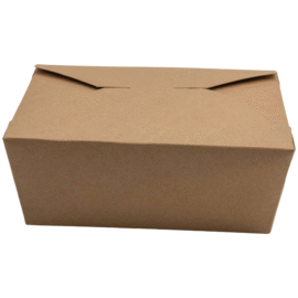 200 tk Kraft kaasavõtukarbid 172x152x64mm | Adexa TACFC8