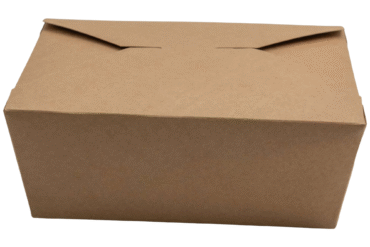 200 tk Kraft kaasavõtukarbid 172x152x64mm | Adexa TACFC8