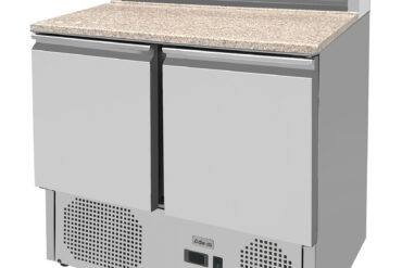 Pitsa ettevalmistuslaud 2 ust Roostevaba teras Pitsapealne 5xGN1/6 Sügavus 700mm | Adexa THPS900