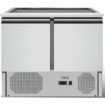 Saladikülmik klaasist pealispinnaga 900x700x1350mm 2 ust | Adexa THS900CG - Image 2