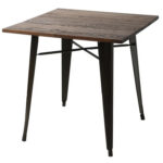 Bistroo laud Tume puidust pealne 800x800mm Siseruumides | Adexa WW265BD