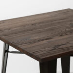 Bistroo laud Tume puidust pealne 800x800mm Siseruumides | Adexa WW265BD - Image 2