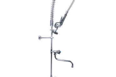 Eelpesudush kraaniga Teki paigaldus Tõste käepide Üks auk Kahekordne ühendus Kõrgus 1210mm Auk 22mm Roostevabast terasest | Adexa 6901A12