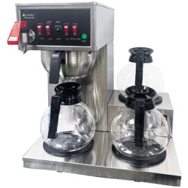 Kommertslik filterkohvimasin kuuma vee dosaatori ja automaatse täitmisega, 3 kuumutusplaati | Adexa FRB286