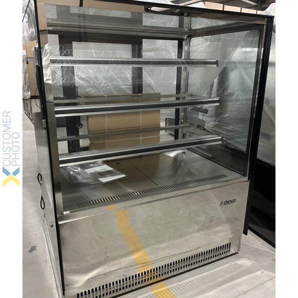 Kookide lett 900x730x1300mm Roostevabast terasest alus 3 riiulit LED | Adexa GN900RF3 - Image 4