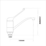 Valamusegisti kinnitamiseks tasapinnale | Adexa B1823 - Image 2