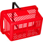 Ostukorv plastik 480x325x250 punane | | Adexa PH001R - Image 2